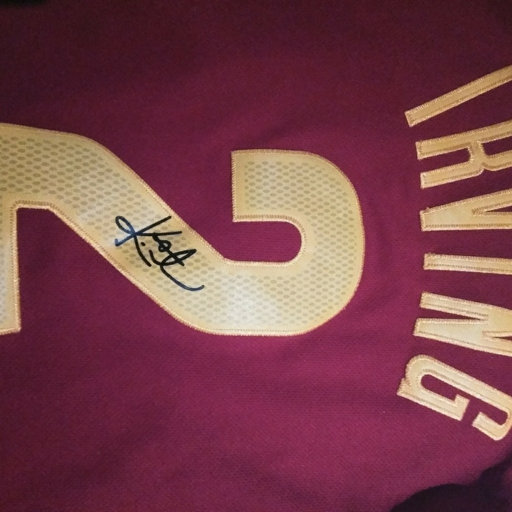 Autographed Kyrie Jersey